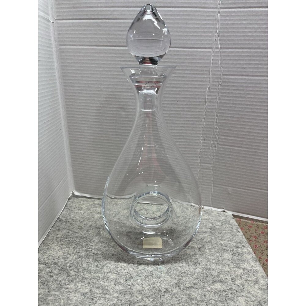 LENOX Tuscany Classics Collection Decanter Clear Glass 32oz Crystal
